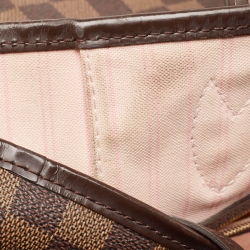 Louis Vuitton Damier Ebene Canvas Neverfull MM Bag