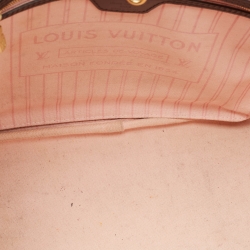 Louis Vuitton Damier Ebene Canvas Neverfull MM Bag