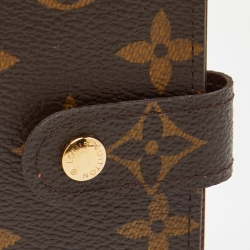 Pre Owned Louis Vuitton Monogram Canvas Compact Wallet