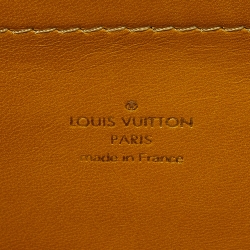 مملوكة مسبقًا Louis Vuitton Mustard Alligator and Coated Fabric Monogram Charms Linda Scarf Bag
