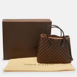 Pre Owned Louis Vuitton Damier Ebene Canvas Kensington Bag