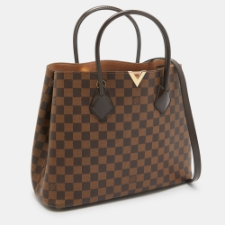 Pre Owned Louis Vuitton Damier Ebene Canvas Kensington Bag