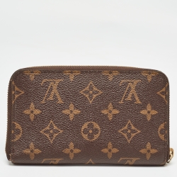 Louis Vuitton Monogram Canvas Zippy Compact Wallet