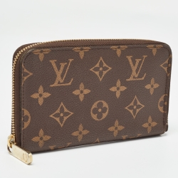 Louis Vuitton Monogram Canvas Zippy Compact Wallet