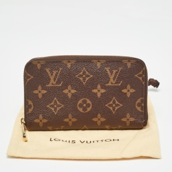 Louis Vuitton Monogram Canvas Zippy Compact Wallet