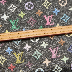 Pre Owned Louis Vuitton Black/Multicolor Monogram Canvas Porte Tresor International Wallet