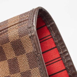 Louis Vuitton Damier Ebene Canvas Neverfull MM Bag