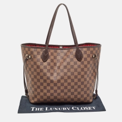 Louis Vuitton Damier Ebene Canvas Neverfull MM Bag