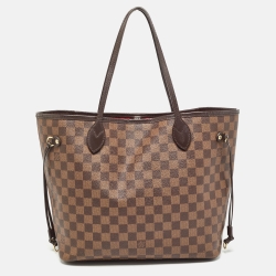 Louis Vuitton Damier Ebene Canvas Neverfull MM Bag