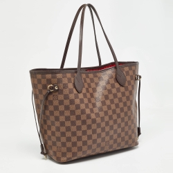 Louis Vuitton Damier Ebene Canvas Neverfull MM Bag