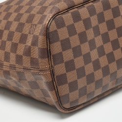 Louis Vuitton Damier Ebene Canvas Neverfull MM Bag