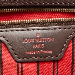 Louis Vuitton Damier Ebene Canvas Neverfull MM Bag