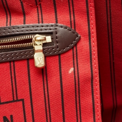 Louis Vuitton Damier Ebene Canvas Neverfull MM Bag