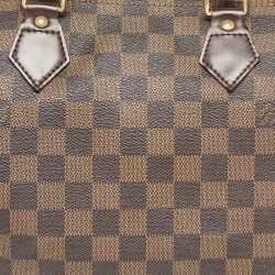 Pre Owned Louis Vuitton Damier Ebene Canvas Speedy 30 Bag