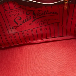 Louis Vuitton Damier Ebene Canvas Neverfull MM Bag