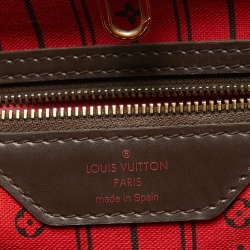 Louis Vuitton Damier Ebene Canvas Neverfull MM Bag