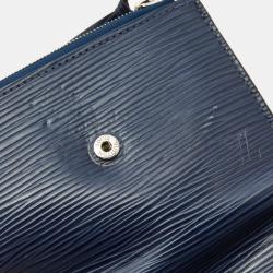 Louis Vuitton Indigo/Hot Pink Epi Leather Victorine Wallet