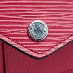 Louis Vuitton Indigo/Hot Pink Epi Leather Victorine Wallet