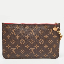 مملوكة مسبقًا Louis Vuitton Monogram Canvas Neverfull Clutch