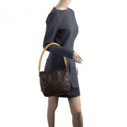 Pre Owned Louis Vuitton Monogram Canvas Looping MM Bag