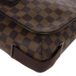 مملوكة مسبقًا Louis Vuitton Damier Ebene Brooklyn GM Messenger Bag