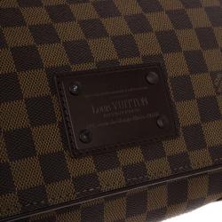 مملوكة مسبقًا Louis Vuitton Damier Ebene Brooklyn GM Messenger Bag