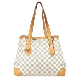 Pre Owned Louis Vuitton Damier Azur Hampstead MM