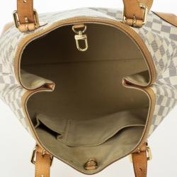 Pre Owned Louis Vuitton Damier Azur Hampstead MM