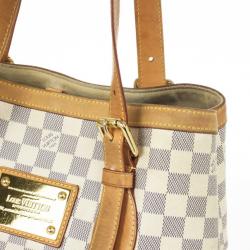 Pre Owned Louis Vuitton Damier Azur Hampstead MM
