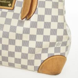 Pre Owned Louis Vuitton Damier Azur Hampstead MM