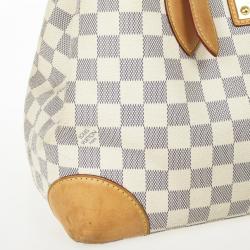 Pre Owned Louis Vuitton Damier Azur Hampstead MM
