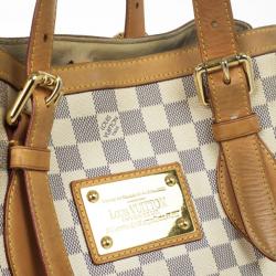 Pre Owned Louis Vuitton Damier Azur Hampstead MM