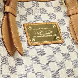 Pre Owned Louis Vuitton Damier Azur Hampstead MM