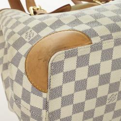 Pre Owned Louis Vuitton Damier Azur Hampstead MM