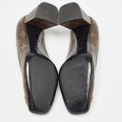 Pre Owned Louis Vuitton Monogram Canvas Madeleine Pumps Size 38.5