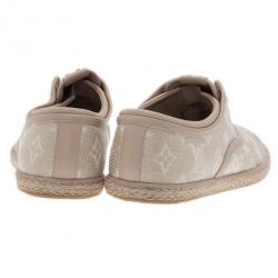 Pre Owned Louis Vuitton Monogram Canvas Espadrilles Sneakers Size 40