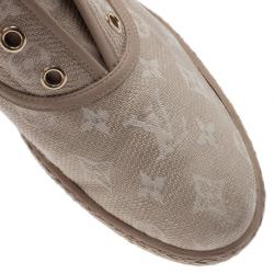 Pre Owned Louis Vuitton Monogram Canvas Espadrilles Sneakers Size 40