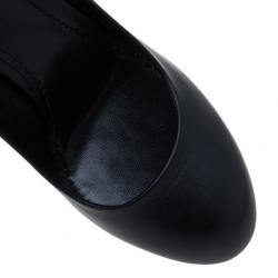 Pre Owned Louis Vuitton Black Leather Oh Really! Pumps Size 37.5