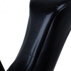 Pre Owned Louis Vuitton Black Leather Oh Really! Pumps Size 37.5