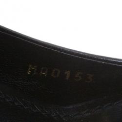 Pre Owned Louis Vuitton Black Leather Oh Really! Pumps Size 37.5