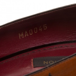 مملوكة مسبقًا Louis Vuitton Cognac Stitched Leather Pumps Size 37.5