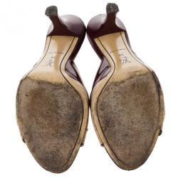 Pre Owned Louis Vuitton Beige Leather Slides Size 38