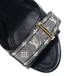 Pre Owned Louis Vuitton Monogram Buci Mules Size 35.5