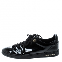 Louis Vuitton Black Monogram Fabric and Suede Slip on Sneakers Size 35  Louis Vuitton | The Luxury Closet