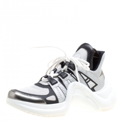 Louis Vuitton Women's BLK Tennis Shoes, LV Archlight Sneaker 2” heel  Size 37