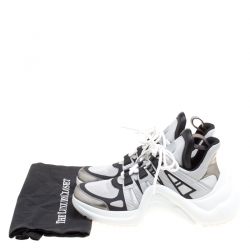 Louis Vuitton Multicolor Nylon and Leather Archlight Sneakers Size 39