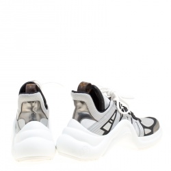 Louis Vuitton Multicolor Nylon and Leather Archlight Sneakers Size 39