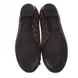 Louis Vuitton Brown Monogram Canvas Debbie Ballerina Flats Size 36.5