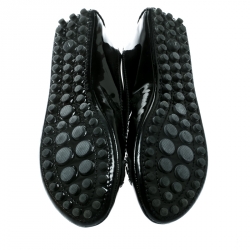 Pre Owned Louis Vuitton Black Patent Leather Oxford Ballet Flats Size 35