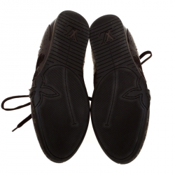 Louis Vuitton Brown Monogram Idylle And Leather Salsa Sneakers Size 39.5